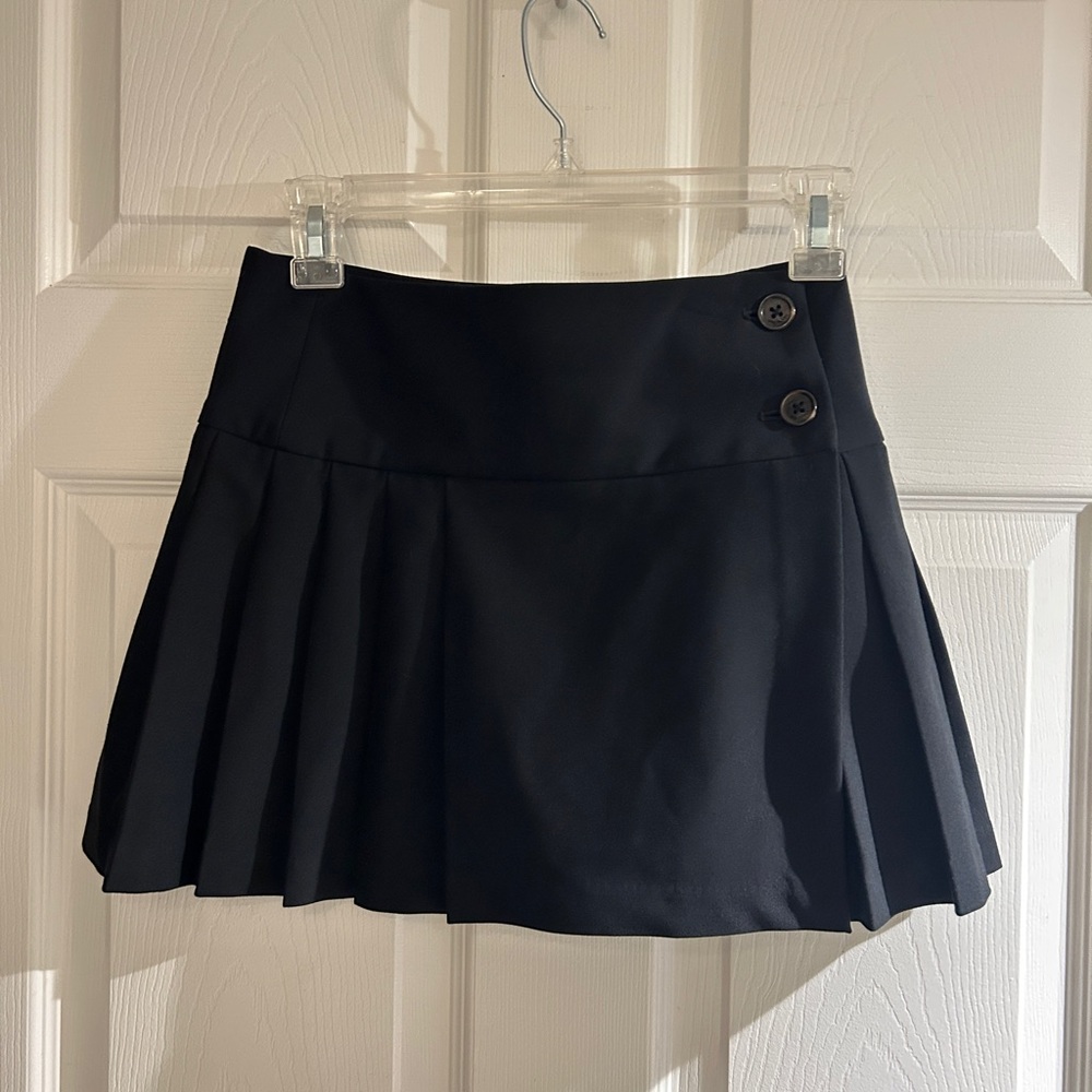 Sunday Best Black Mini Skater Skirt